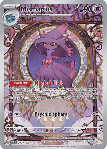 Mismagius - 212/193 212 - SV02 Paldea Evolved Holofoil