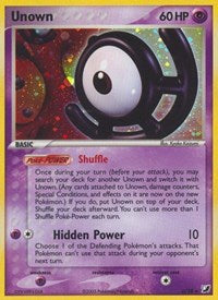 Unown (U)/115 - Unseen Forces Holofoil