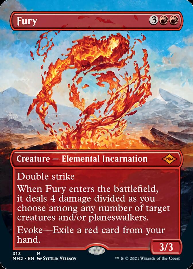 Fury (Borderless) (MH2-313) - Modern Horizons 2 (Borderless)