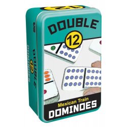 Double 12 Dominoes Tin