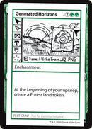 Generated Horizons (No PW Symbol) (CMB1-) - Mystery Booster Playtest Cards 2021