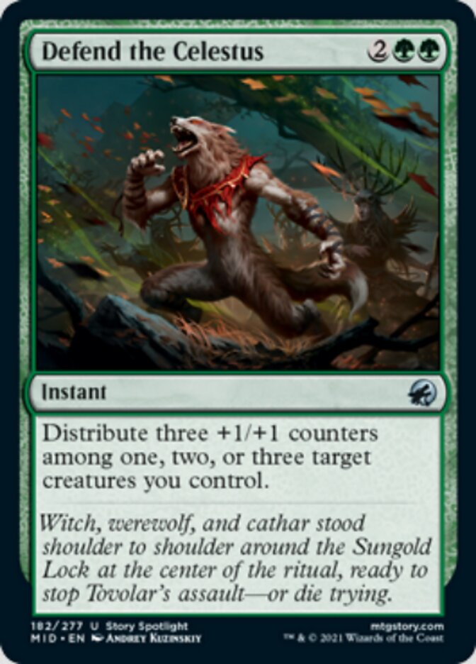 Defend the Celestus (MID-182) - Innistrad: Midnight Hunt