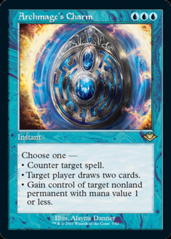 Archmage's Charm (Retro Frame) (MH1-007) - Modern Horizons 1 Timeshifts Foil
