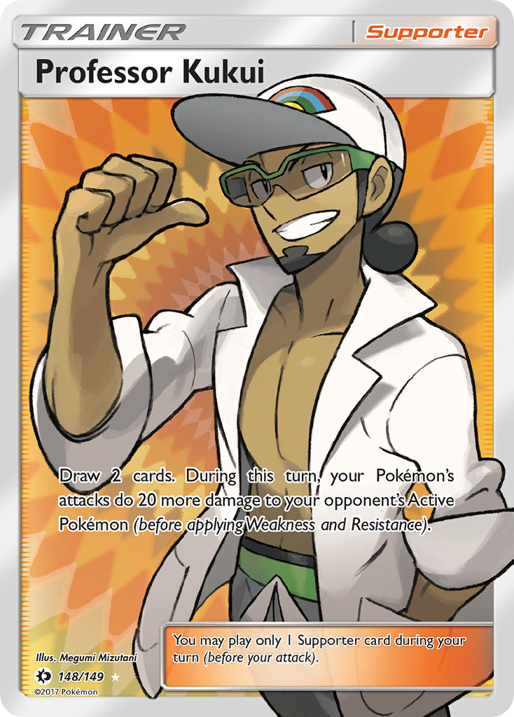 Professor Kukui (Full Art) 148/149 - SM Base Set Holofoil