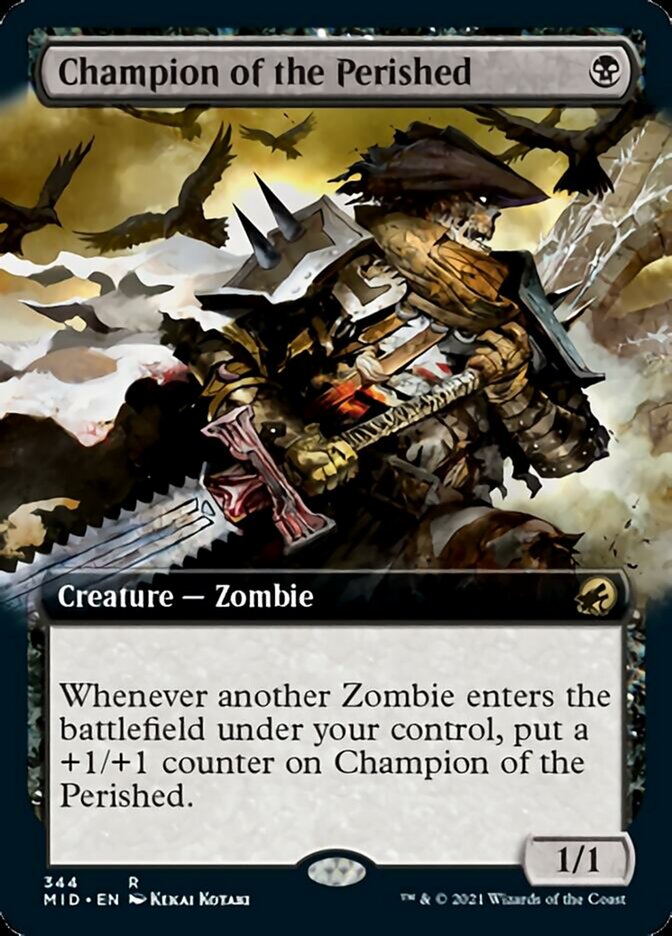 Champion of the Perished (Extended Art) (MID-344) - Innistrad: Midnight Hunt: (Extended Art)
