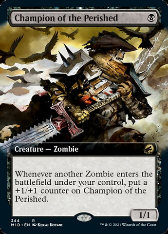 Champion of the Perished (Extended Art) (MID-344) - Innistrad: Midnight Hunt: (Extended Art)