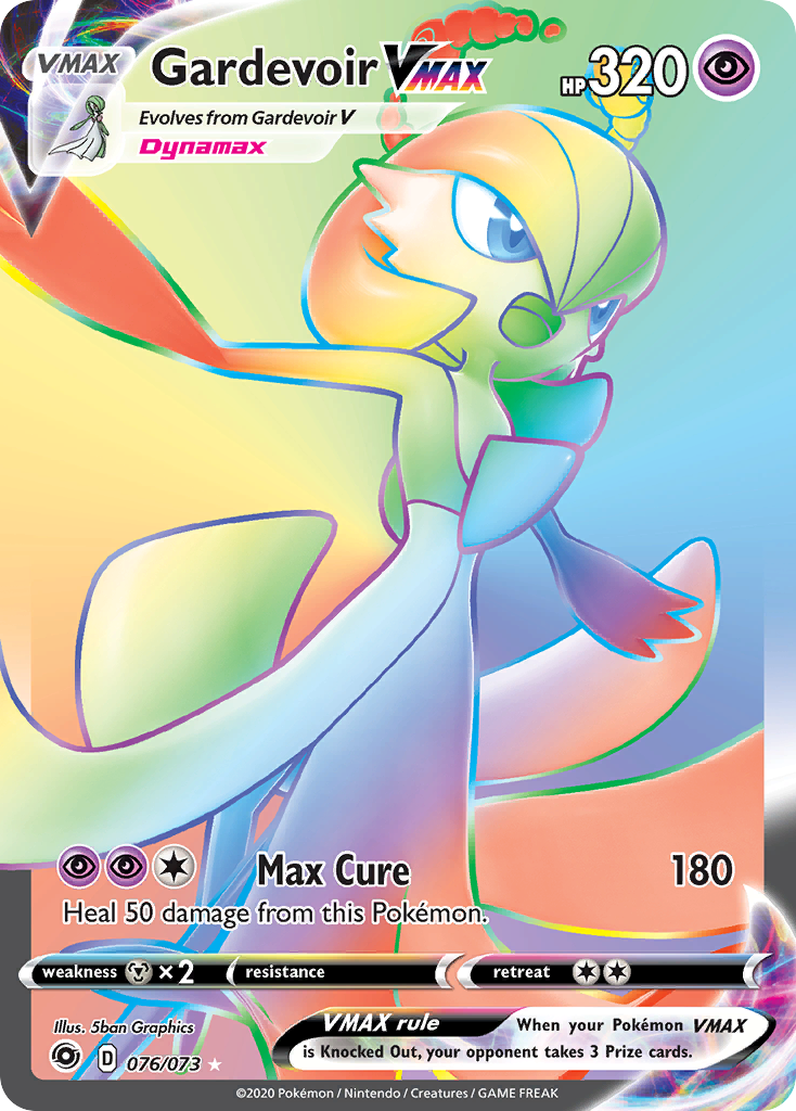 Gardevoir VMAX (Secret) 76/73 - Champions Path Holofoil