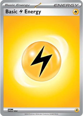 Basic Lightning Energy - 004 4 - SVE Scarlet & Violet Energies