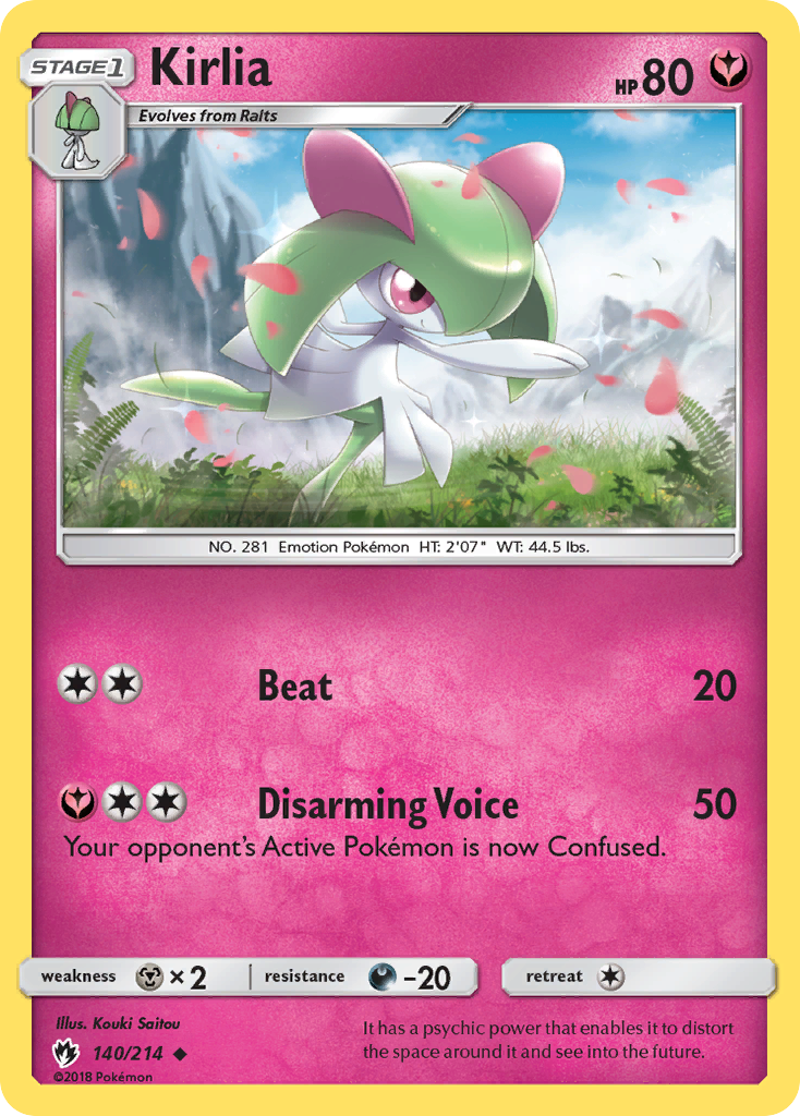 Kirlia 140/214 - SM  Lost Thunder