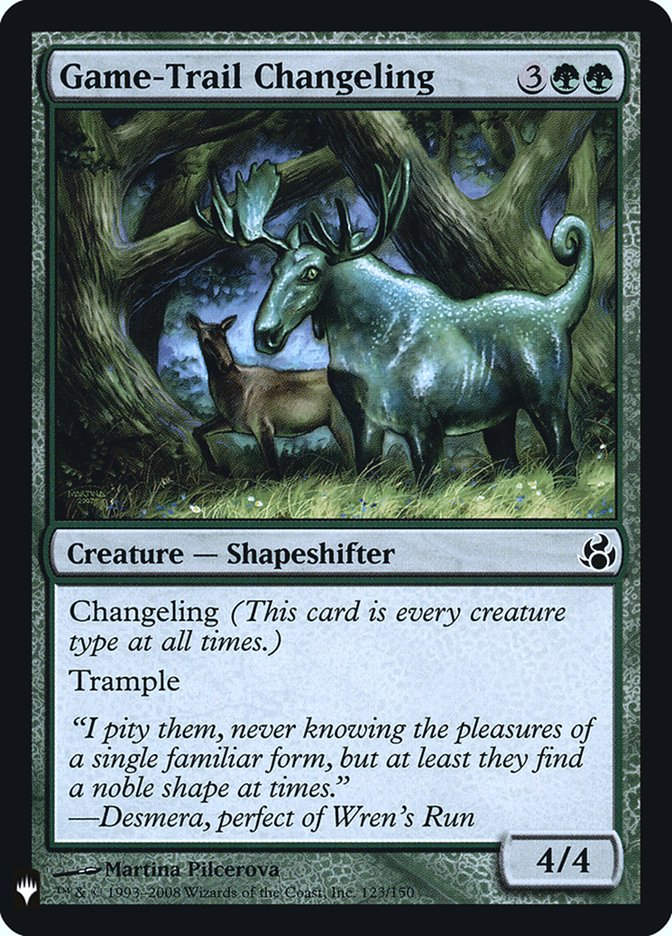 Game-Trail Changeling (LIST-123) - The List Foil