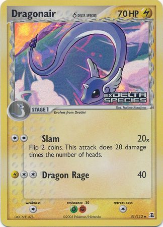 Dragonair - 41/113 (Delta Species) 41/113 - Delta Species Reverse Holofoil
