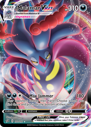 Malamar VMAX 122/192 - SWSH02 Rebel Clash Holofoil