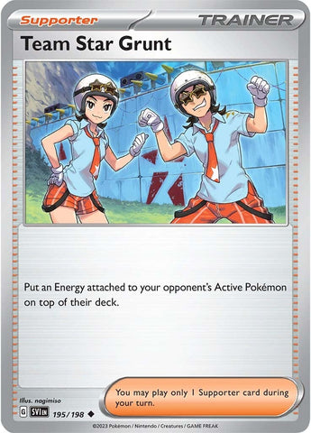 Team Star Grunt - 195/198 195 - SV01 Scarlet & Violet Base Set