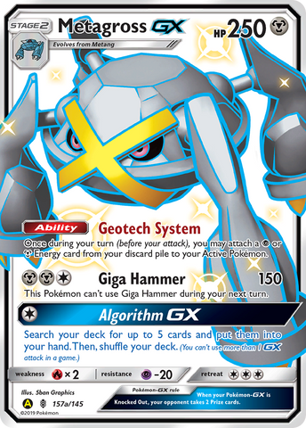 Metagross GX - 157a/145 157a/145 - Alternate Art Promos Holofoil