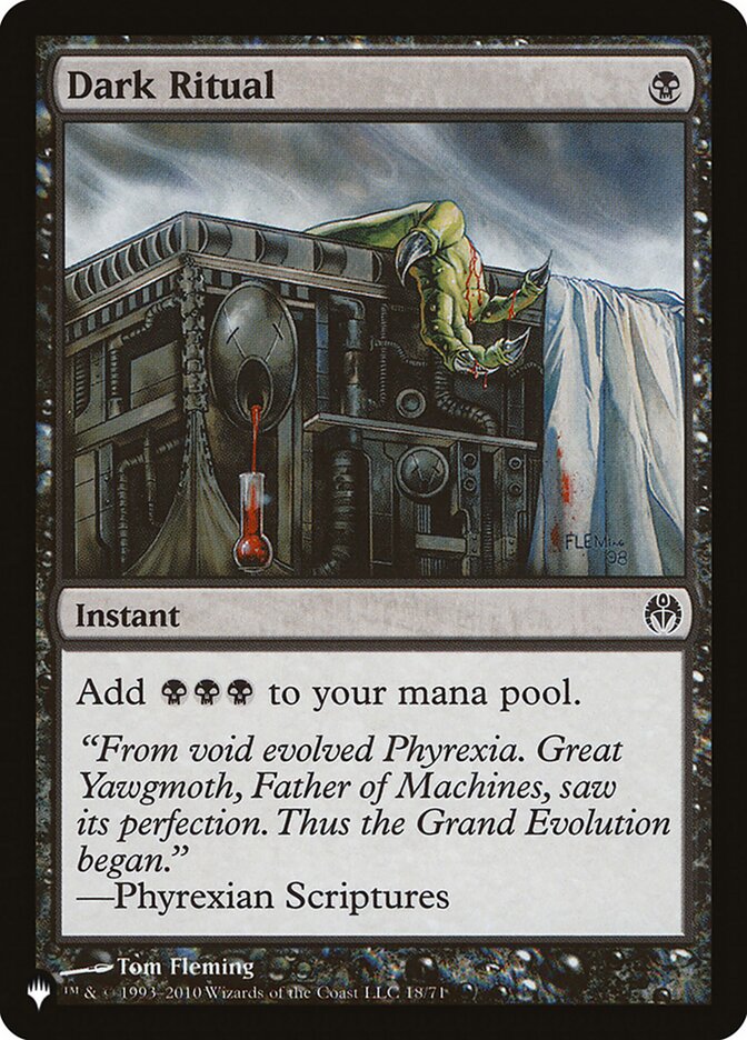 Dark Ritual (DDE) (LIST-18/71) - The List