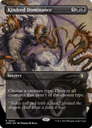 Kindred Dominance (Borderless) (CMM-640) - Commander Masters (Borderless)