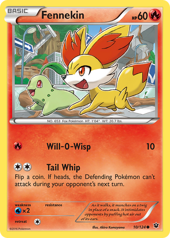 Fennekin (10) 10/124 - XY  Fates Collide