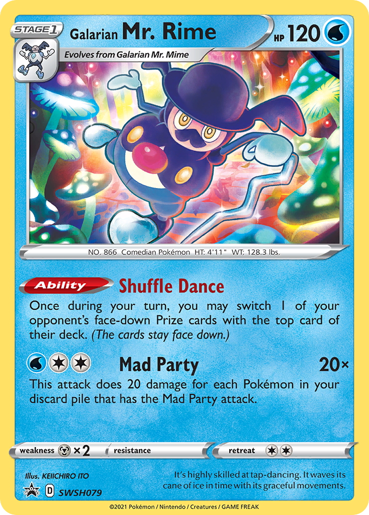Galarian Mr. Rime - SWSH079 SWSH079/307 - SWSH Sword & Shield Promo Cards Holofoil