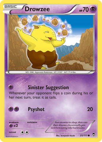 Drowzee 35/111 - XY  Furious Fists