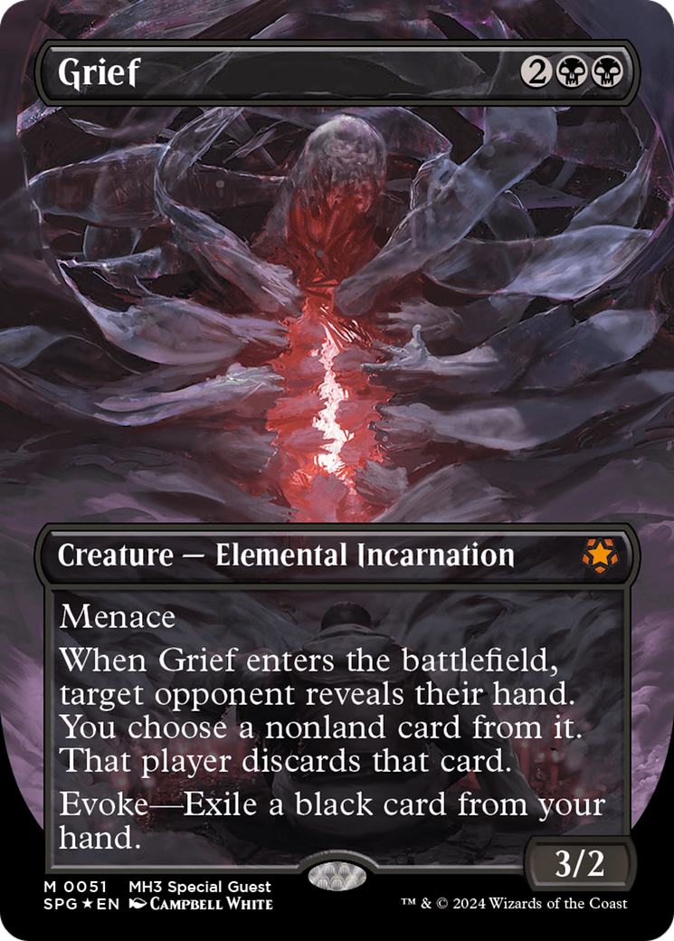 Grief (Borderless) (Textured Foil) - Special Guests Foil