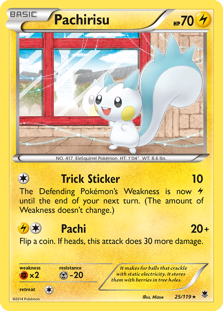 Pachirisu 25/119 - XY  Phantom Forces