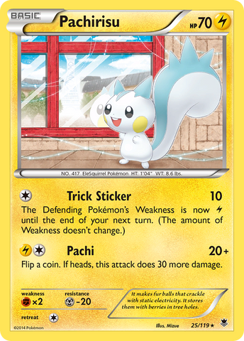 Pachirisu 25/119 - XY  Phantom Forces
