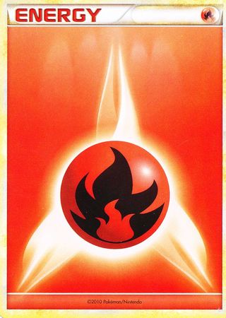 Fire Energy (2010 Unnumbered HGSS Style Non-Holo) - League & Championship Cards