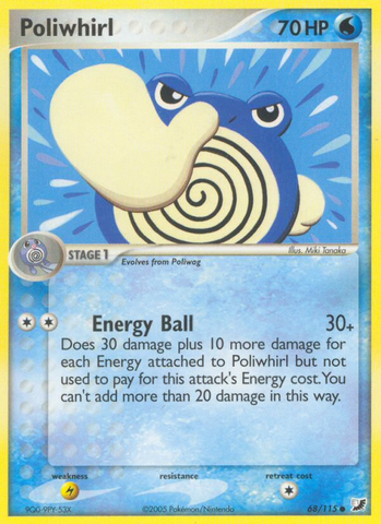 Poliwhirl 68/115 - Unseen Forces
