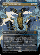 Fractured Identity (Textured Foil) (OTP-076) - Breaking News (Borderless) Foil