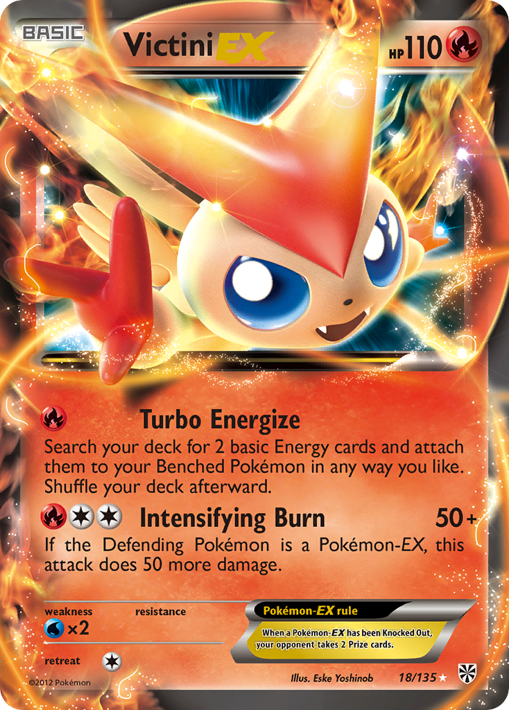 Victini EX/135 - Plasma Storm Holofoil