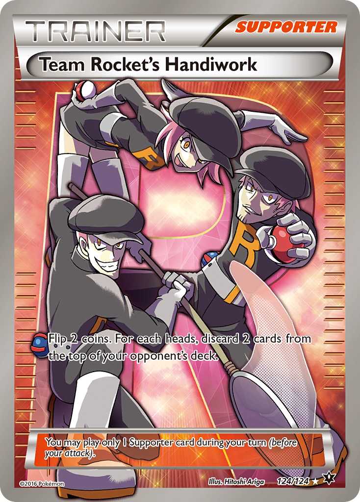 Team Rocket's Handiwork (Full Art) 124/124 - XY  Fates Collide Holofoil