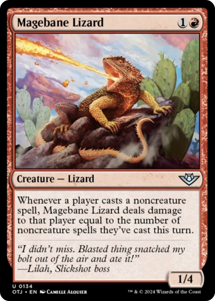 Magebane Lizard (OTJ-134) - Outlaws of Thunder Junction