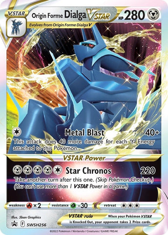 Origin Forme Dialga VSTAR - SWSH256 - Jumbo Cards Holofoil