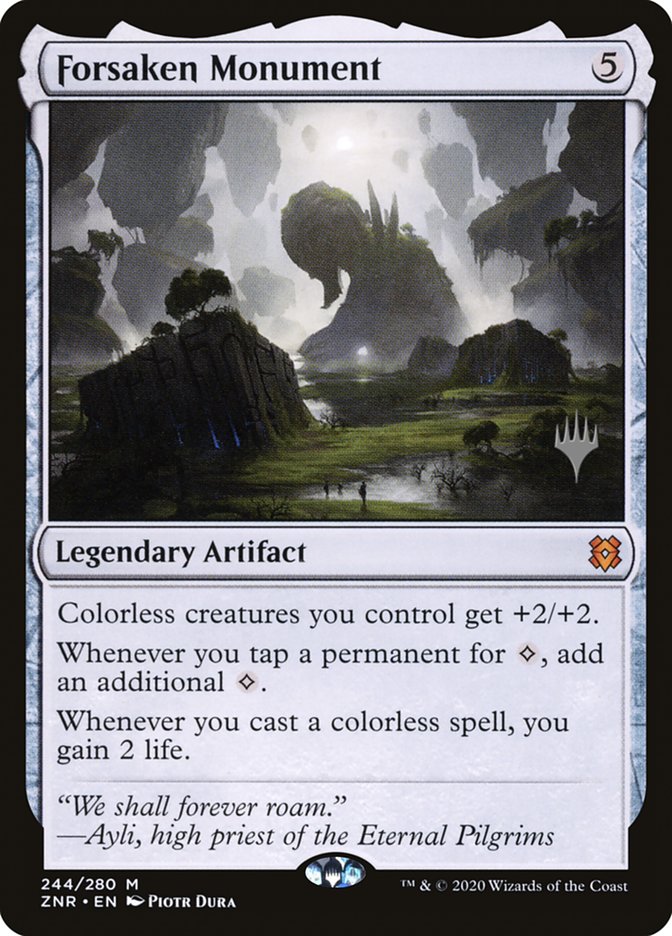 Forsaken Monument (PPZNR-244) - Zendikar Rising Promos