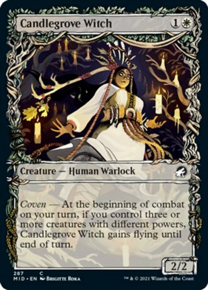 Candlegrove Witch (Showcase) (MID-287) - Innistrad: Midnight Hunt: (Showcase)