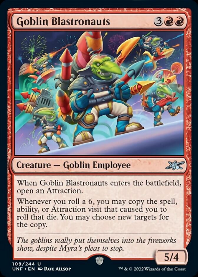 Goblin Blastronauts (UNF-109) - Unfinity