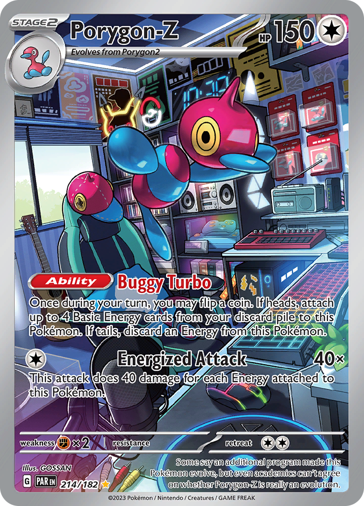 Porygon-Z - 214/182 214 - SV04 Paradox Rift Holofoil