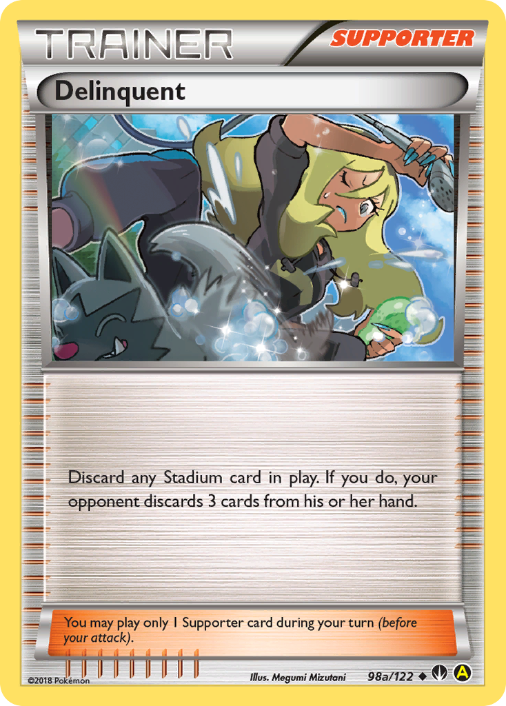 Delinquent - 98a/122/122 - Alternate Art Promos Holofoil
