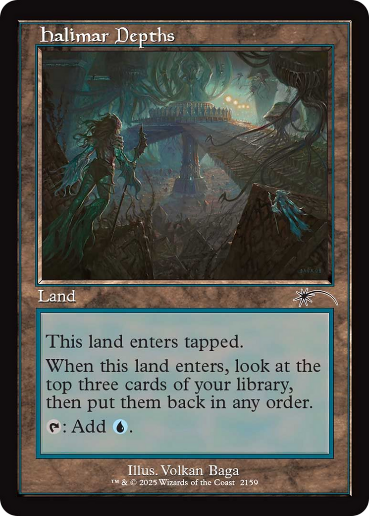 Halimar Depths (Retro Frame) [Secret Lair Drop Series]