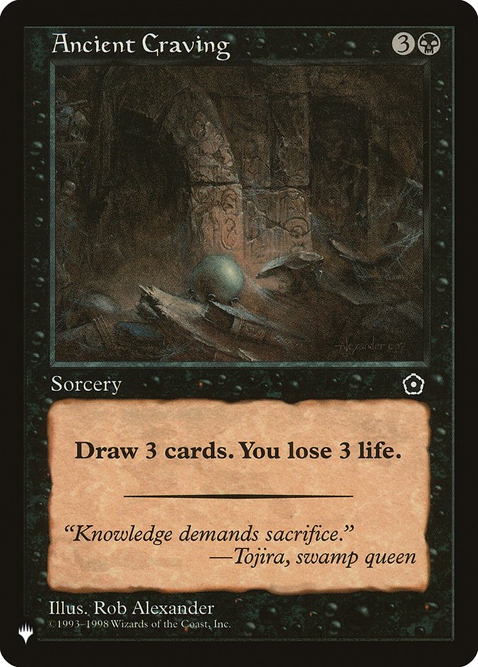 Ancient Craving (LIST-) - The List