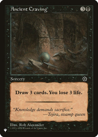 Ancient Craving (LIST-) - The List