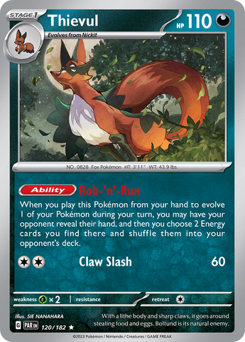 Thievul 120 - SV04 Paradox Rift Holofoil