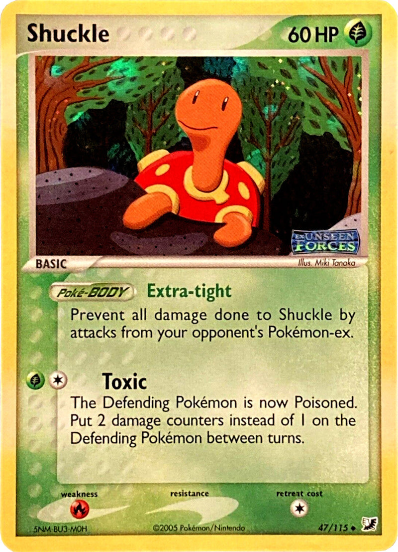 Shuckle/115 - Unseen Forces Reverse Holofoil