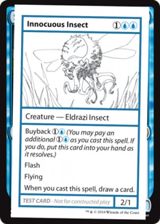 Innocuous Insect (No PW Symbol) (CMB1-) - Mystery Booster Playtest Cards 2021