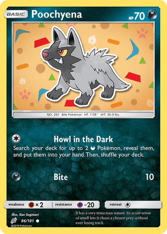 Poochyena 86/181 - SM  Team Up