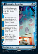 Inventive Iteration (NEO-057) - Kamigawa: Neon Dynasty: (fandfc, enchantment)