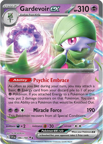 Gardevoir ex - 086/198 86 - SV01 Scarlet & Violet Base Set Holofoil