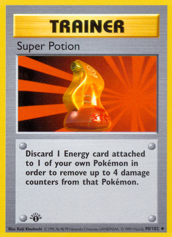 Super Potion - 90/102 - 1st Edition Base Set Shadowless - Uncommon
