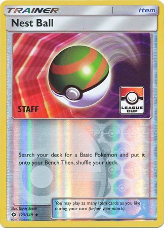 Nest Ball - 123/149 (League Cup) [Staff] - League & Championship Cards Reverse Holofoil