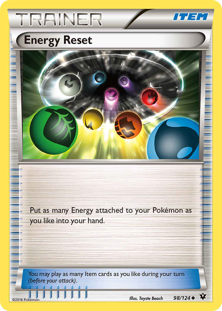 Energy Reset 98/124 - XY  Fates Collide